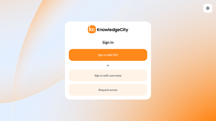 An example illustration of the portal login progress.