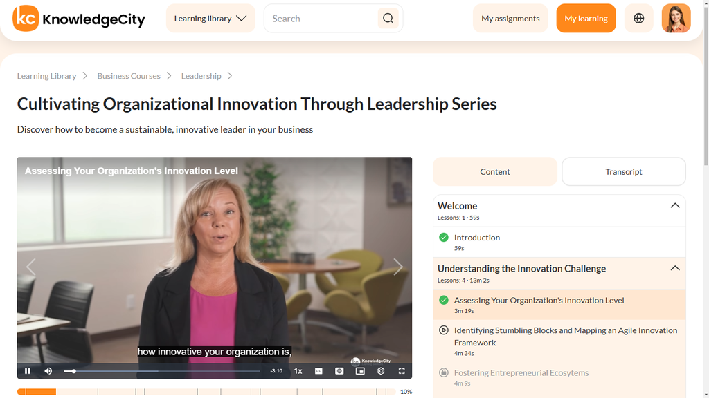 Overview - Learning Portal Walkthrough