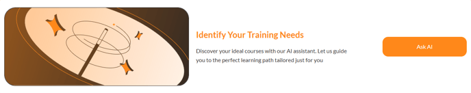 An example illustration of the "AI-Powered Training Needs Analysis (TNA)" feature of My Learning.